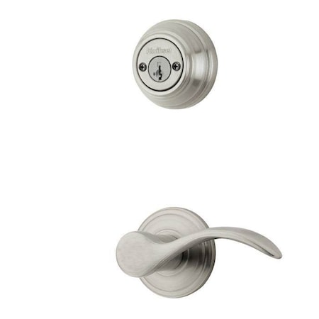 Kwikset Pembroke Lever Interior Double Cylinder Handleset Trim 967PML-LH-15-SMT